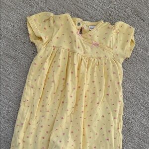 Carter's Yellow One-Piece with Pink Floral Print